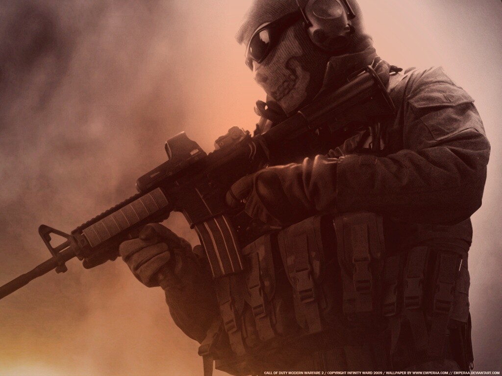 Солдат в маске обои