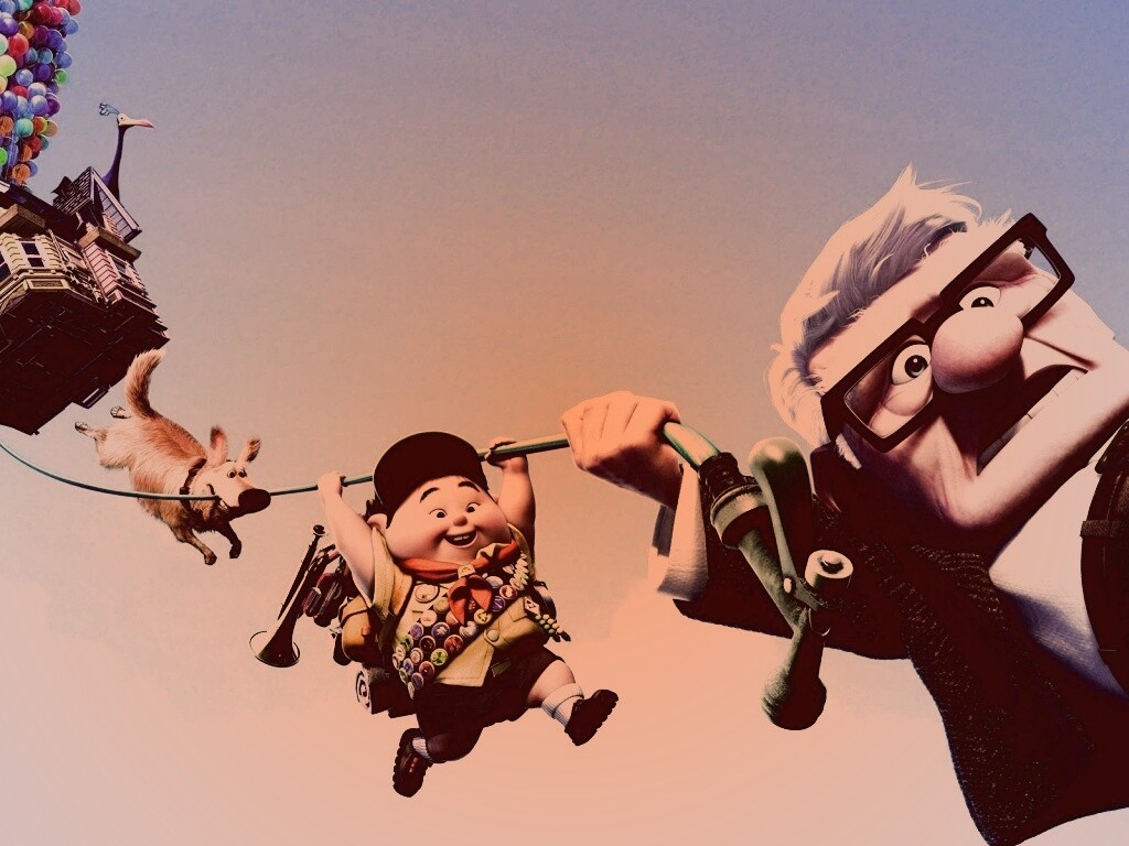 Персонажи мультфильма Up обои