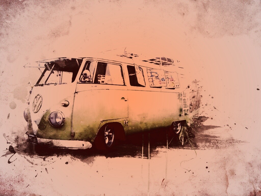 Фольксваген 56 года - лучший фургон для путешествий обои