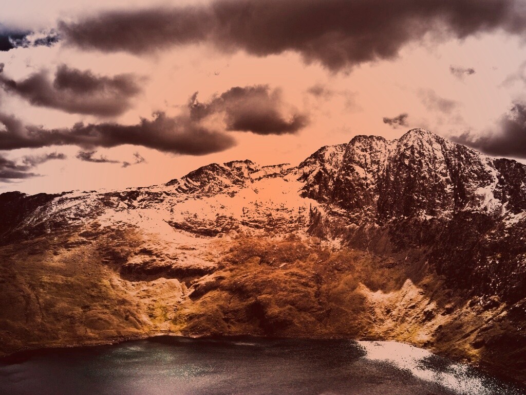 Вид на горы обои