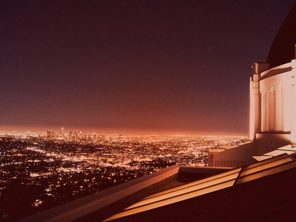 Вид на город обои