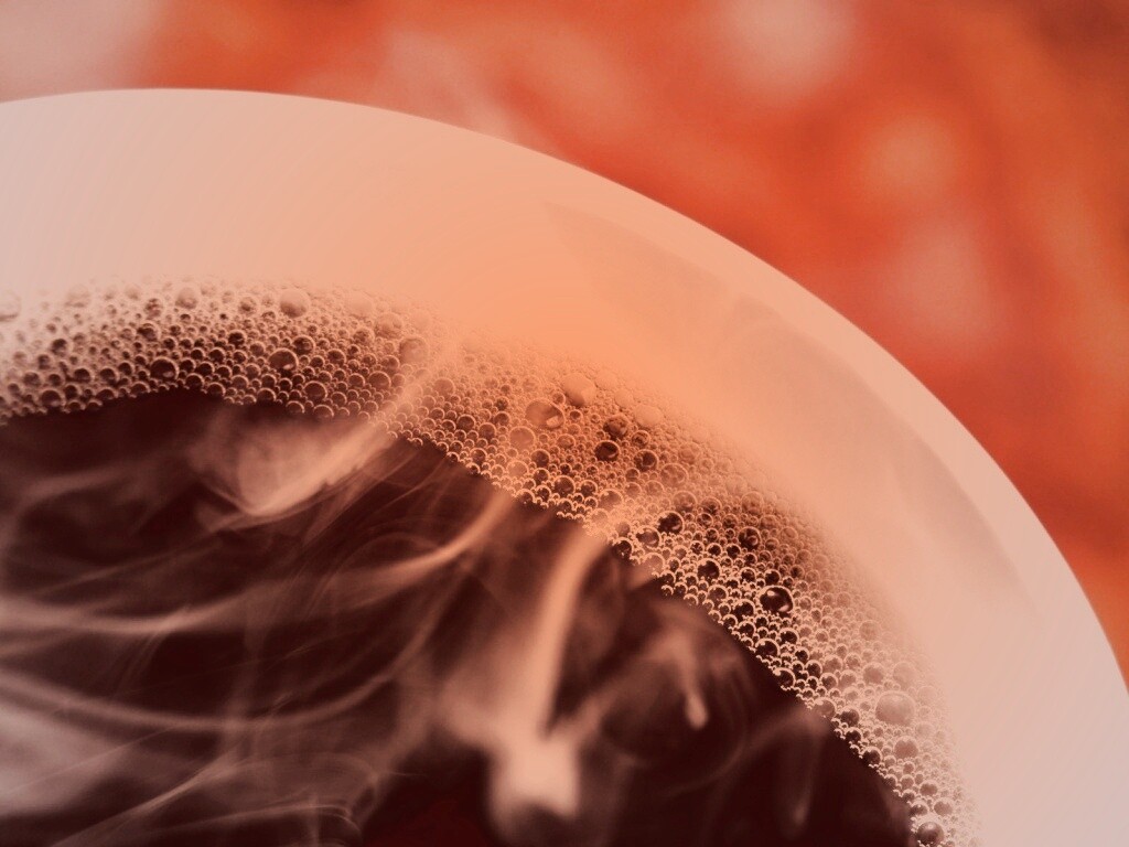 Горячий кофе обои