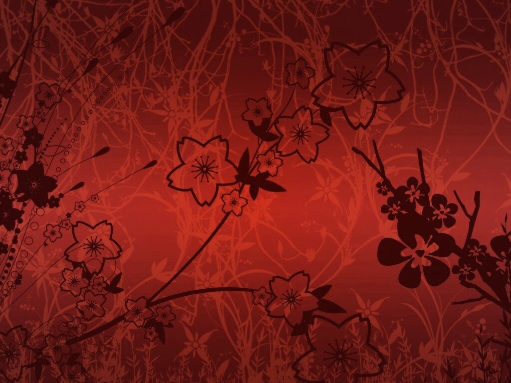 Цветы в векторе обои