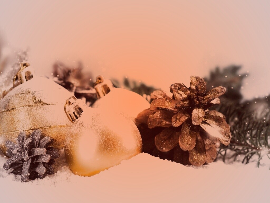 Новогодний натюрморт обои