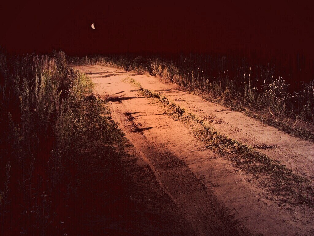 Ночная дорога обои