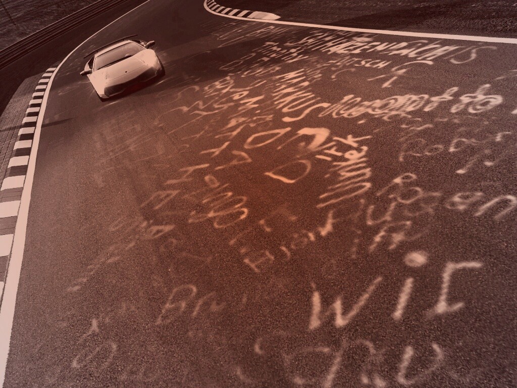 Lamborghini на треке в Grand Turismo 5 обои