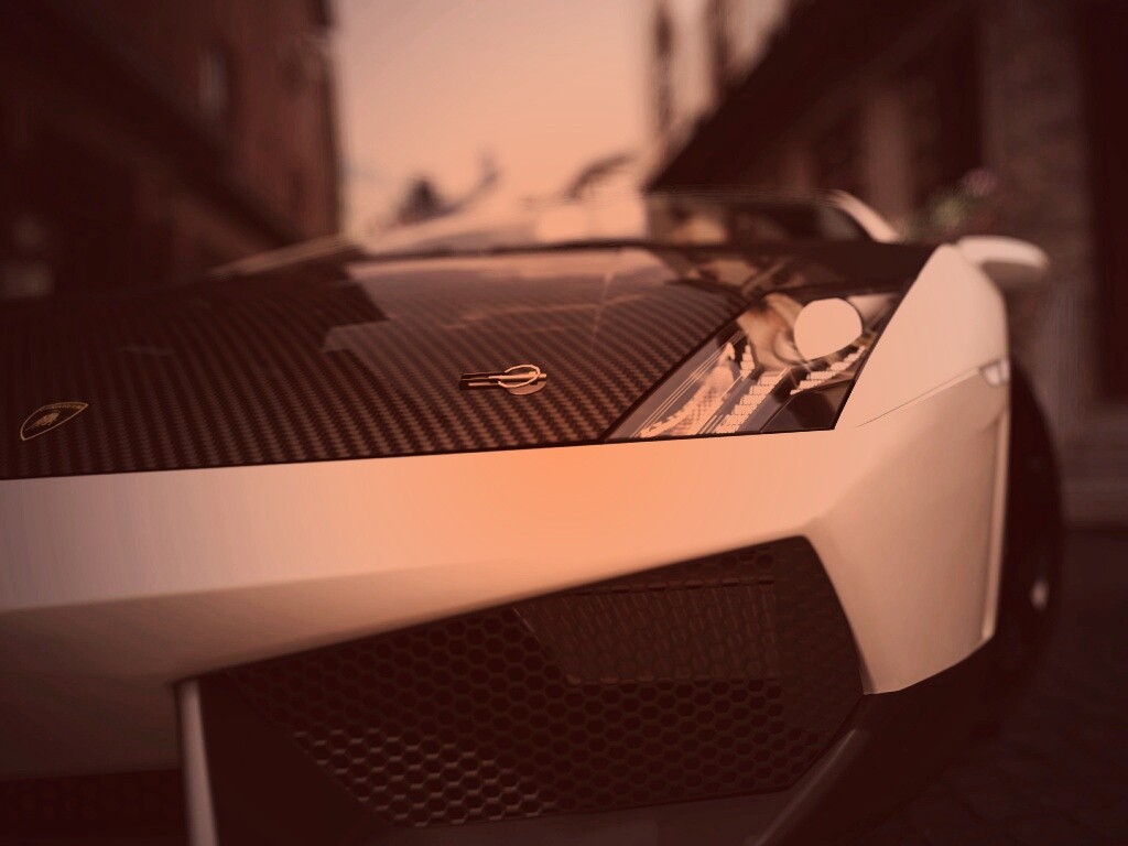 Lamborghini с карбоновым багажником обои