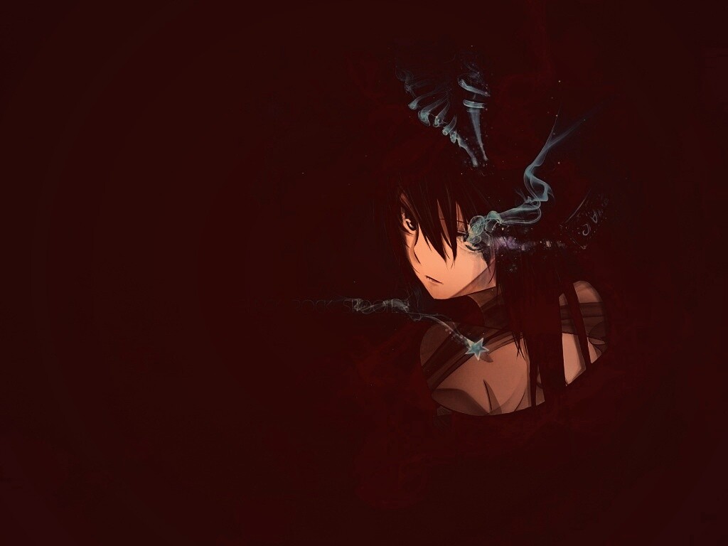 Black rock shooter обои