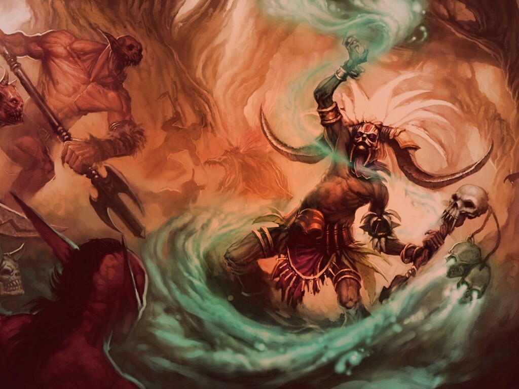 Шаман из Diablo 3 обои