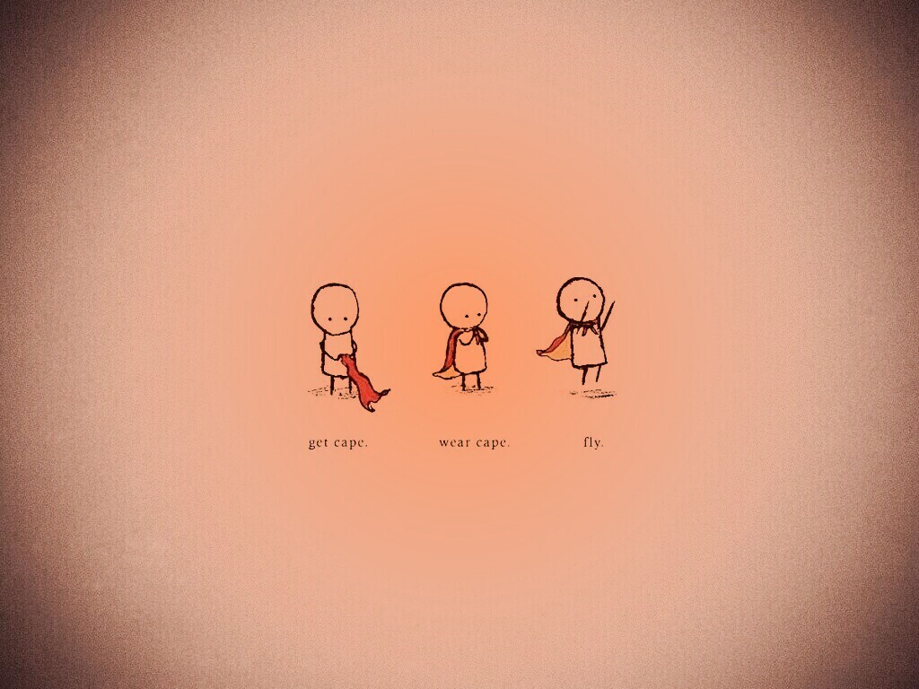 Возьми плащ, одень плащ, лети. обои