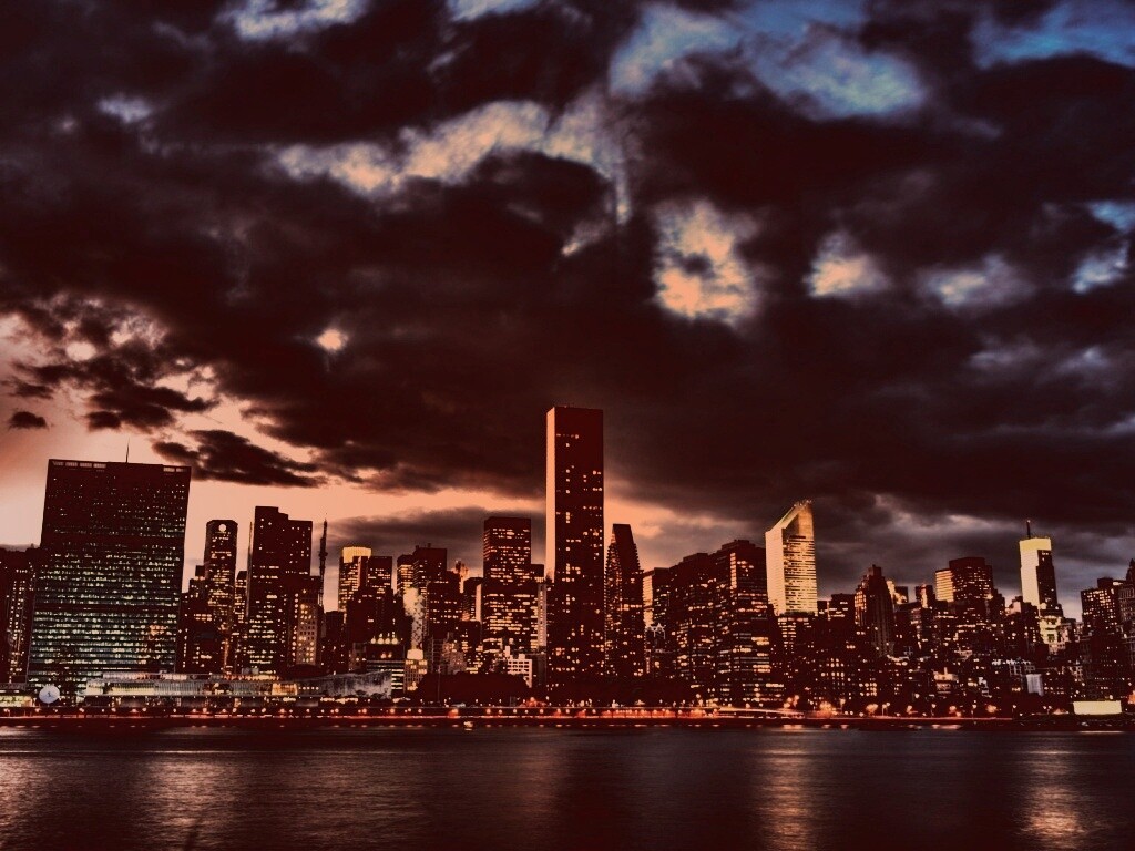 Красивый город обои