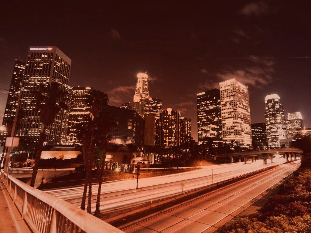 Ночной город обои