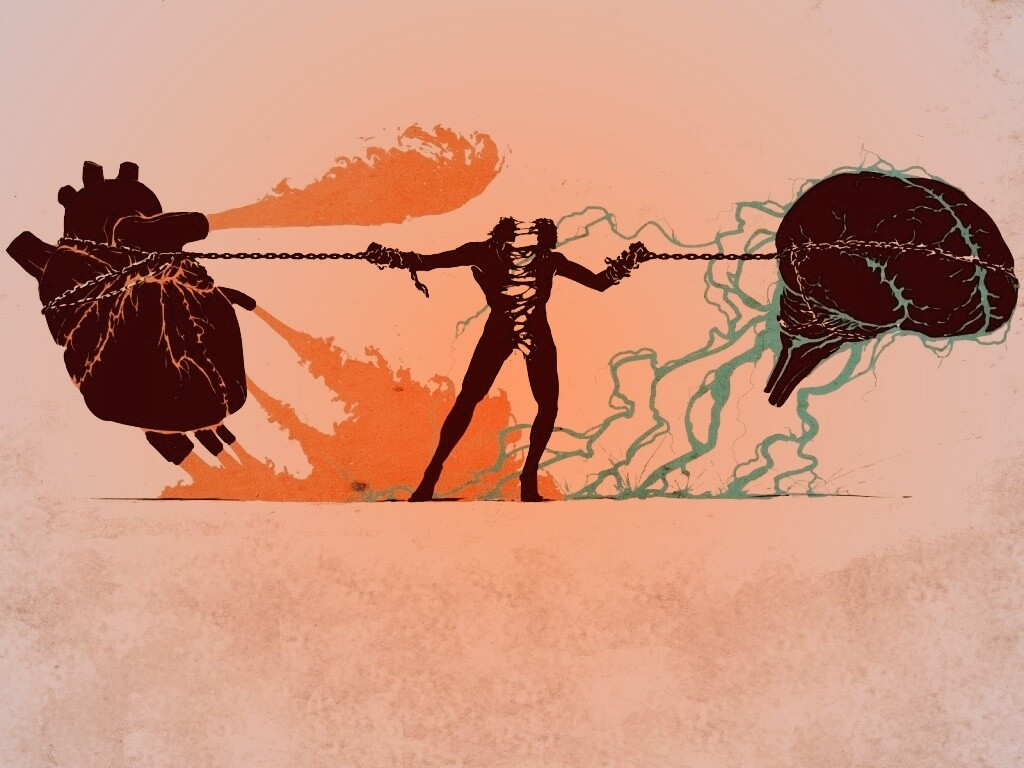 Борьба разума и сердца обои