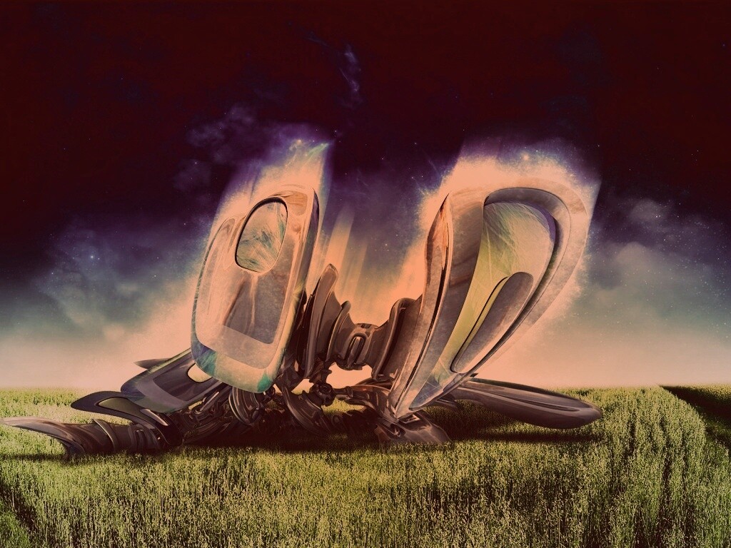 Нечто в поле обои