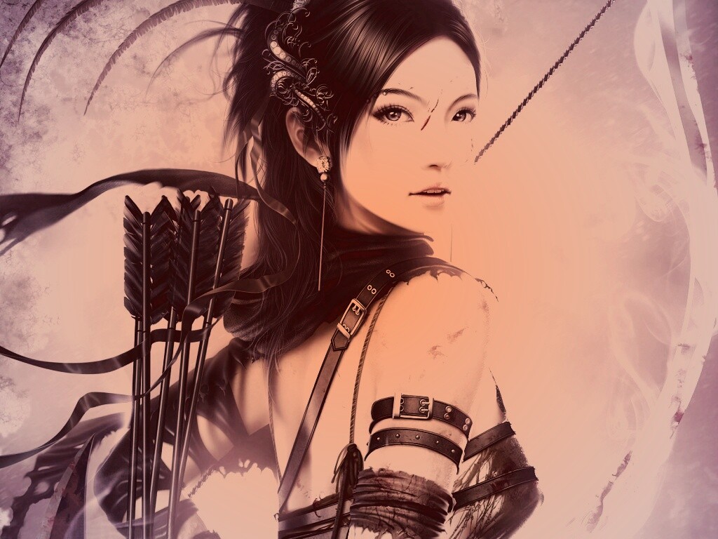 Лучница обои