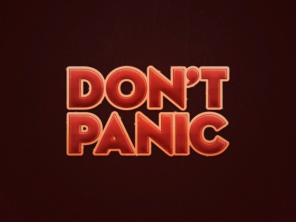 Не паникуй обои