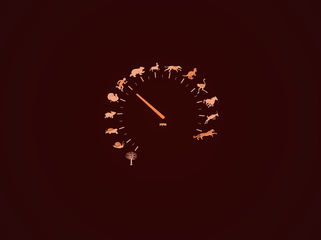 Стилизованный спидометр обои