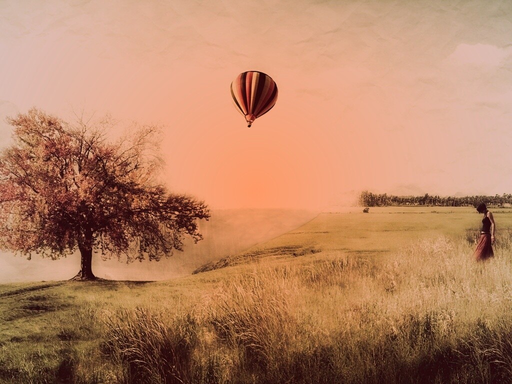 Умиротворенный коллаж обои