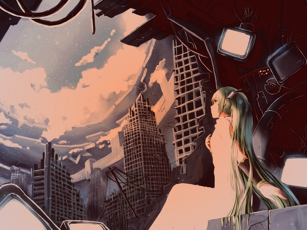 Вокалоид Hatsune Miku обои