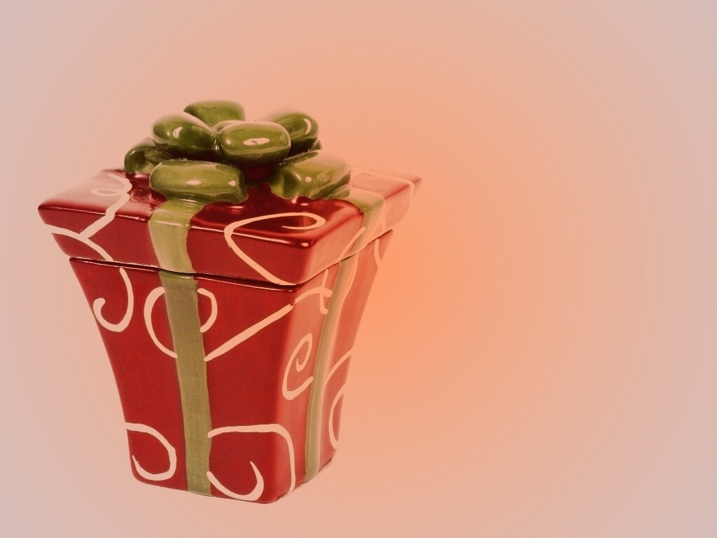 Картинка — подарок на Новый год обои