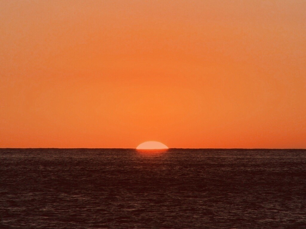 Идеальный закат обои