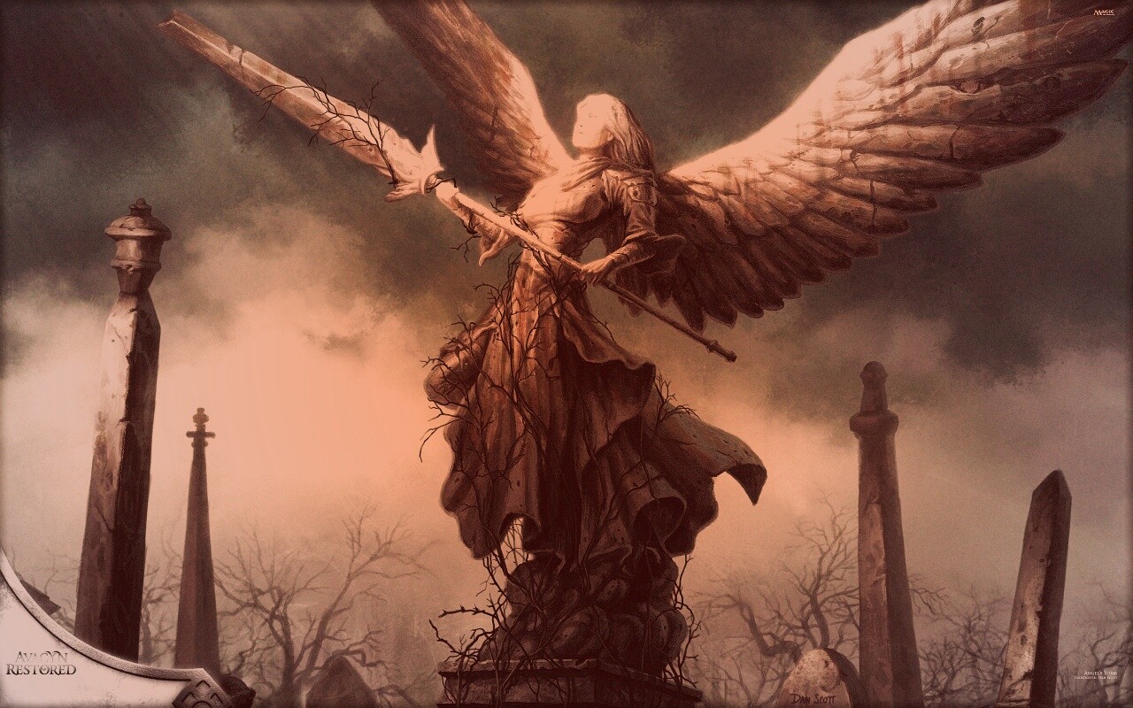 Ангел с мечом обои