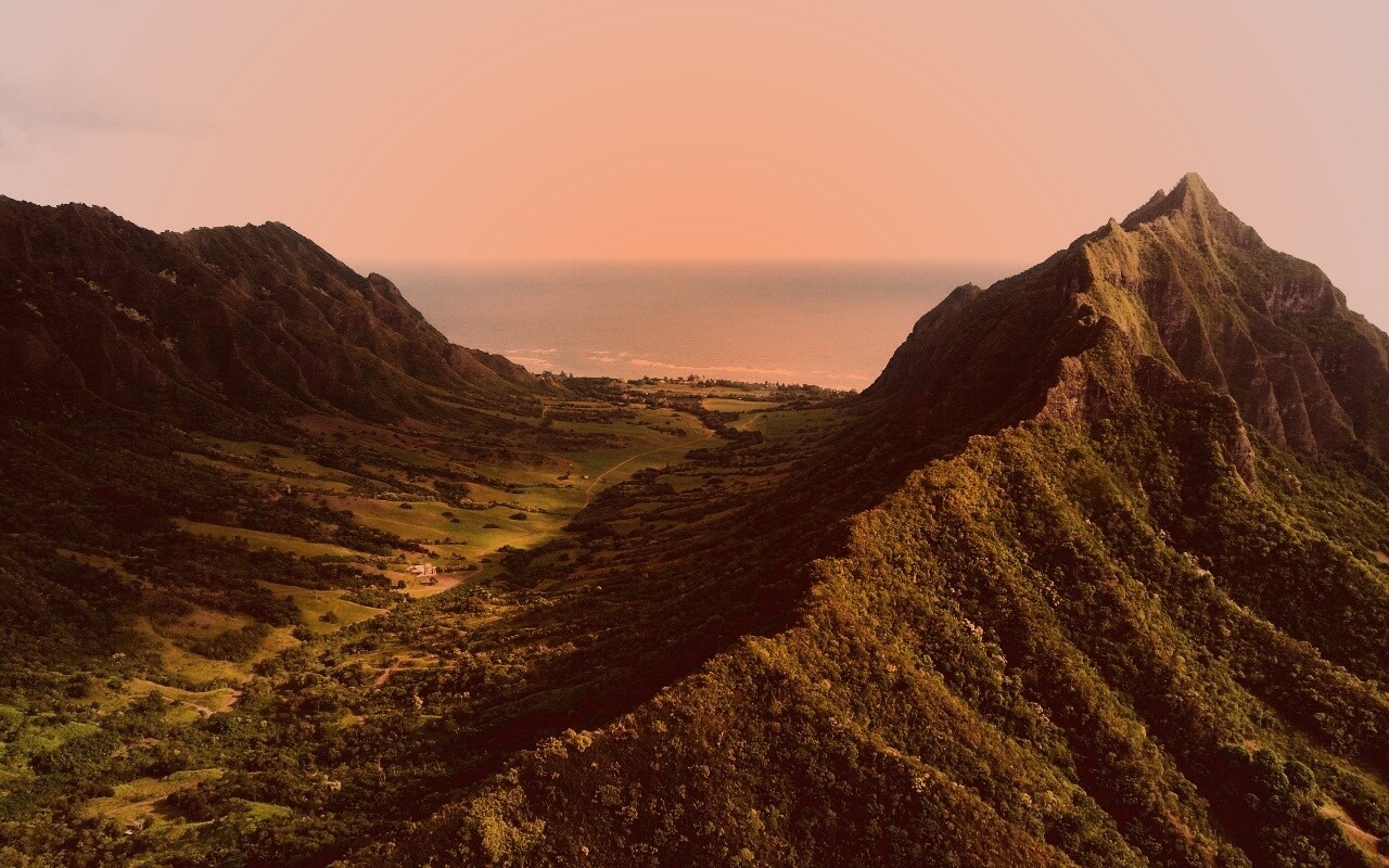 Горный хребет обои