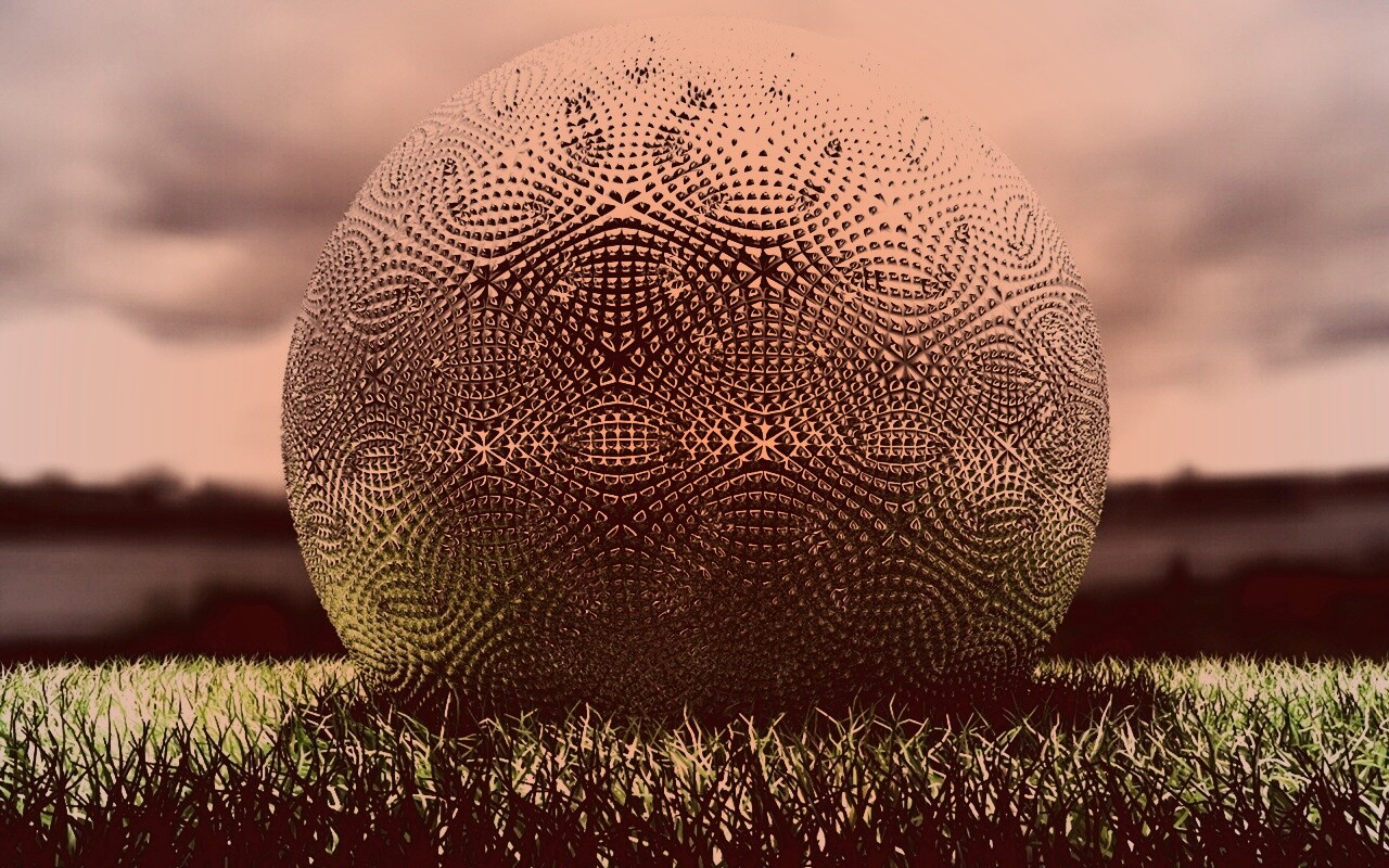 Металлический мяч для гольфа обои