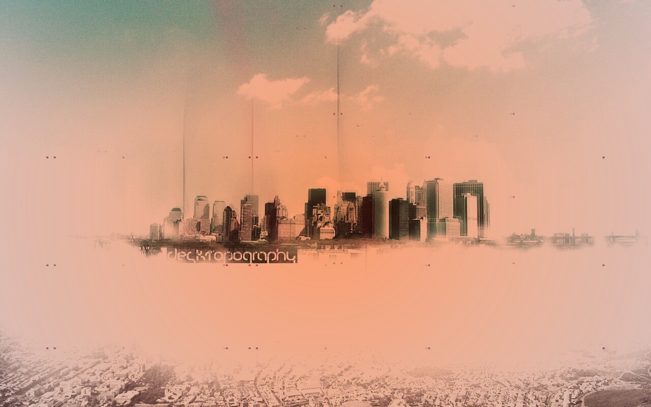 Летающий город обои