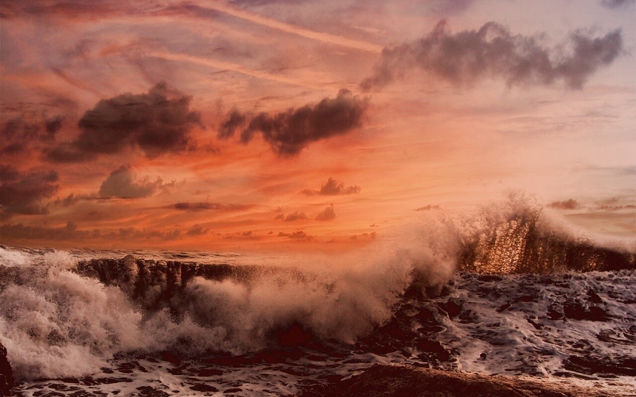 Бушующее море обои