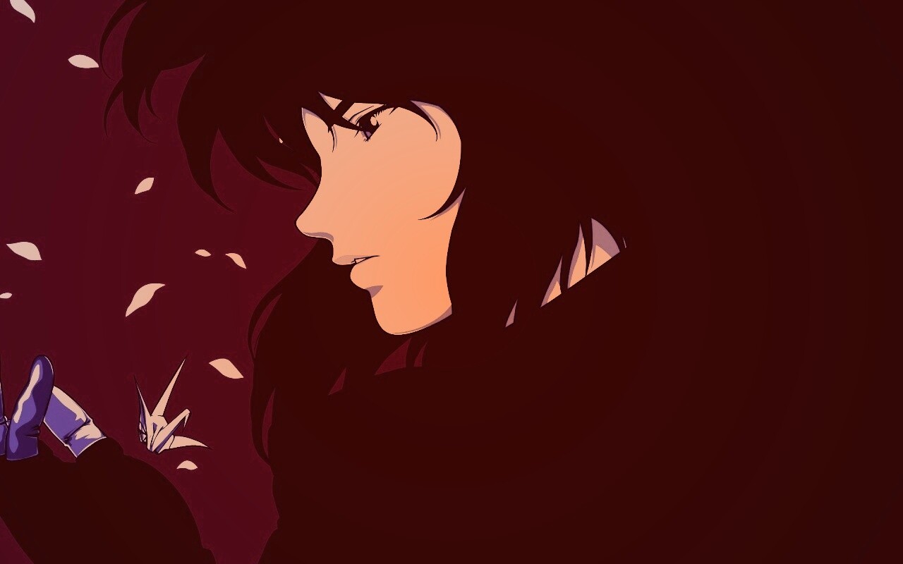 Девушка делает оригами обои