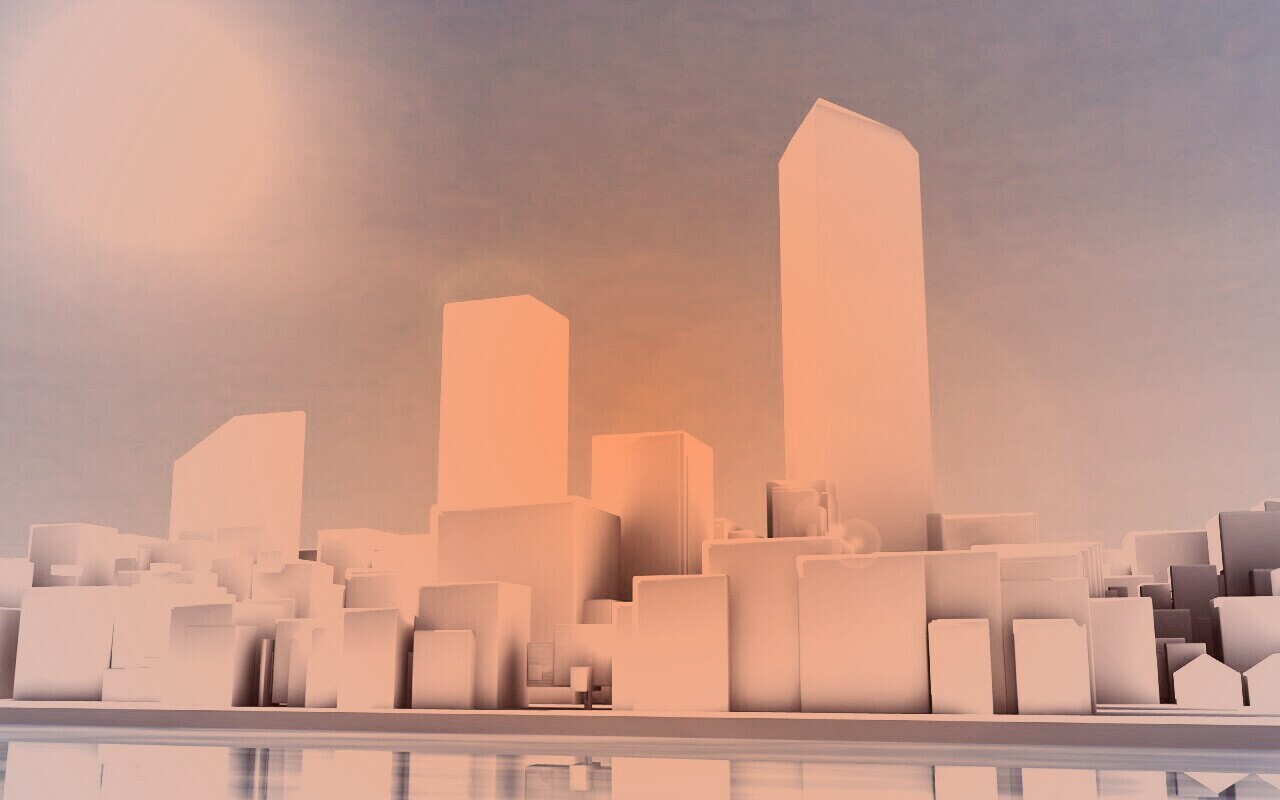 Картонный город обои