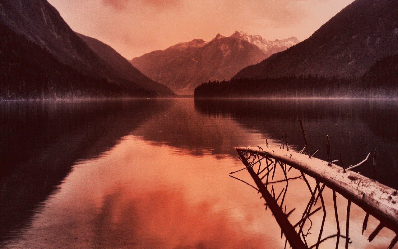 Горное озеро обои