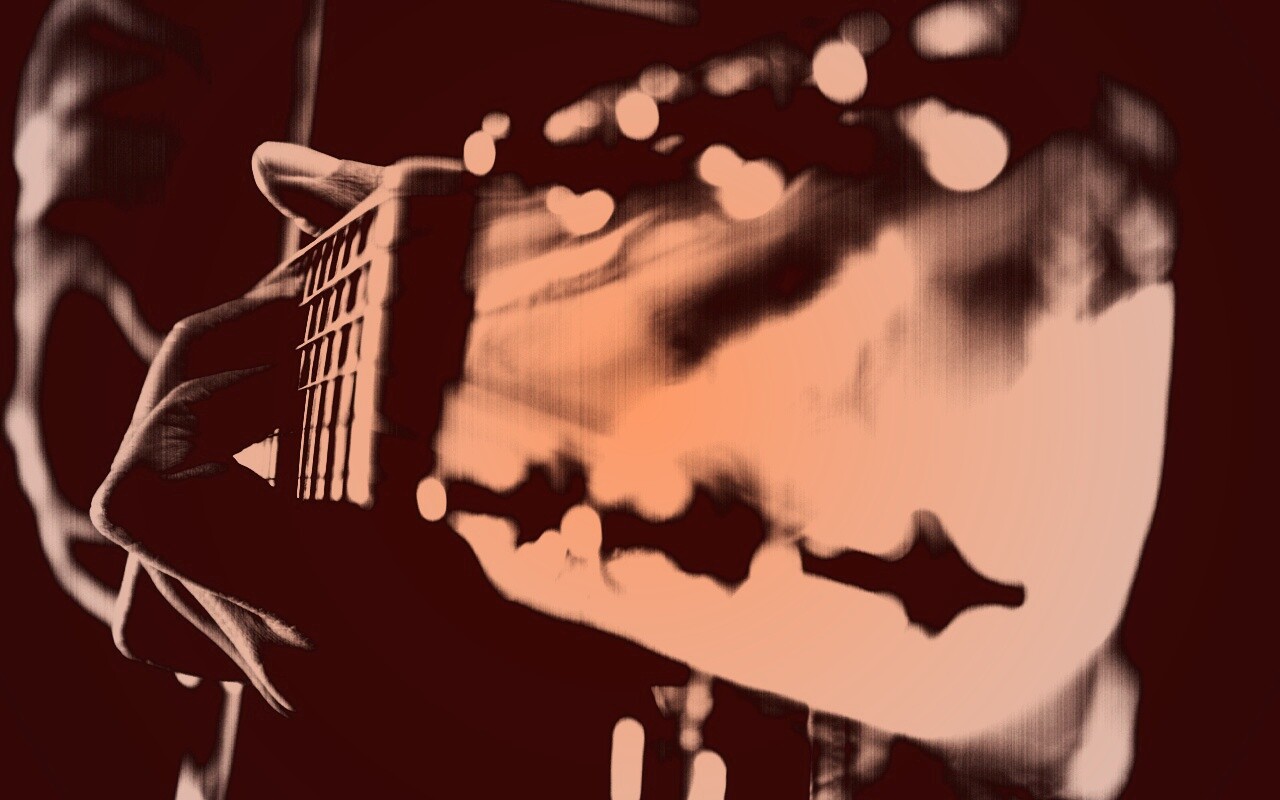 Игра на гитаре обои