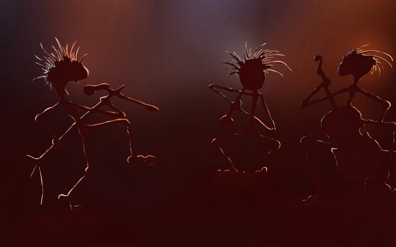 Фигурки музыкантов обои