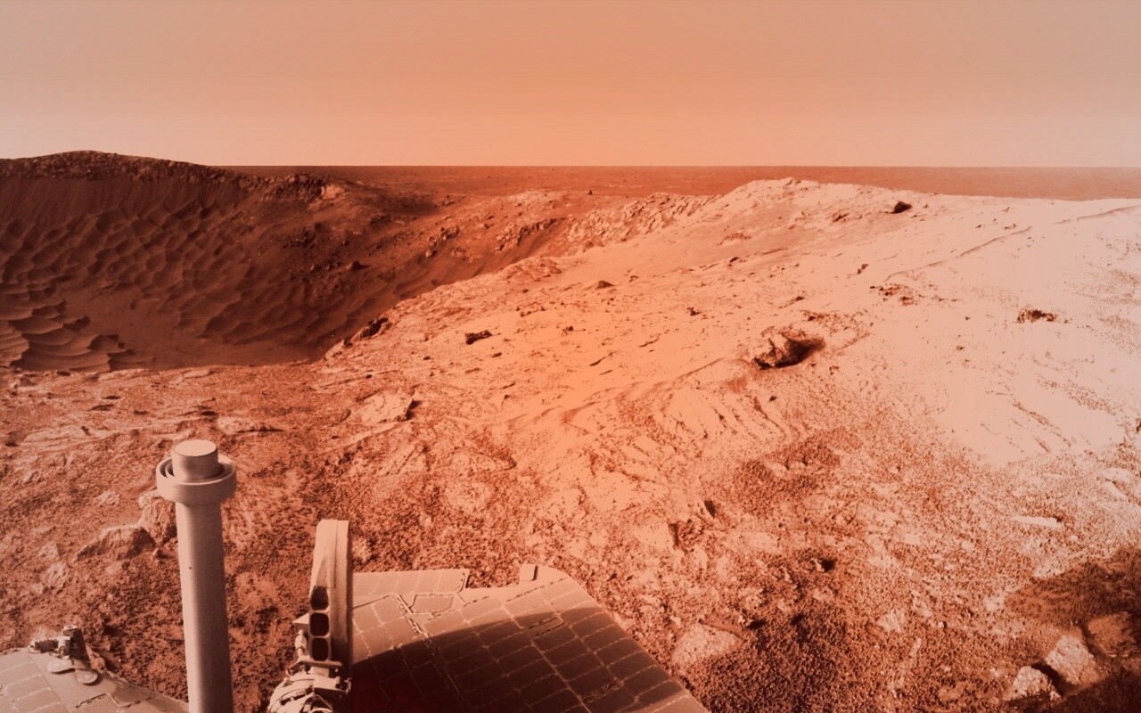 Снимок с марсохода обои
