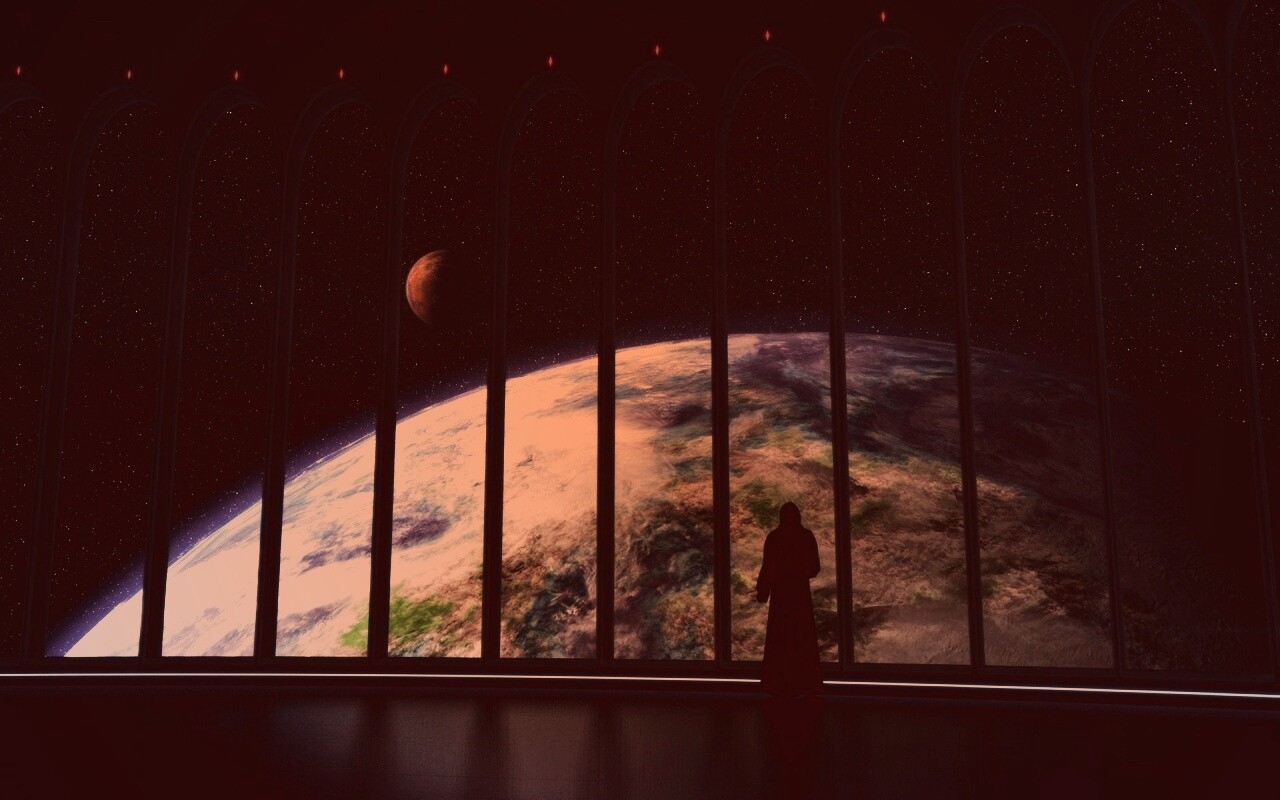 Вид на планету обои