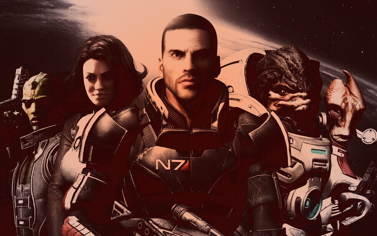 Mass Effect N7 обои