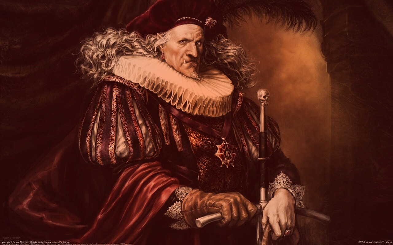 Портрет вампира обои
