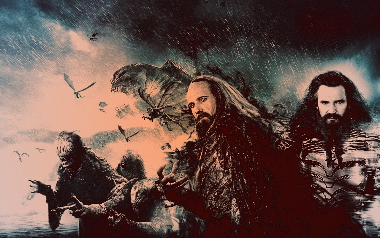 Зевс и Аид из фильма Битва Титанов обои