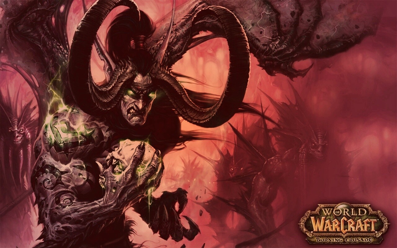 Иллидан из WoW BC обои