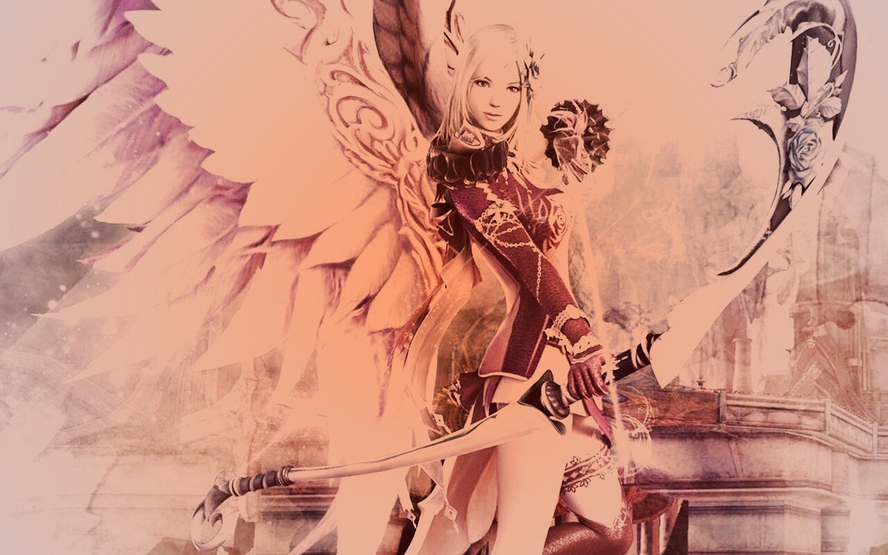 Эльфийка лучница из Aion обои