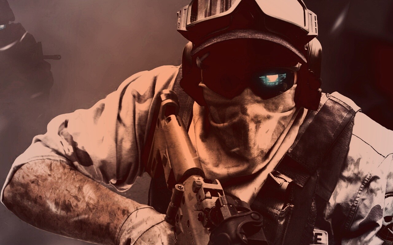 Боец в маске обои