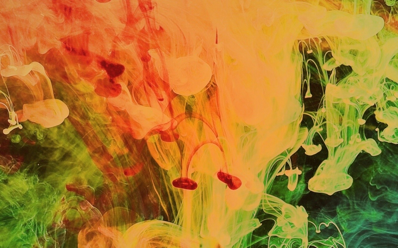 Краска растворяется в воде обои