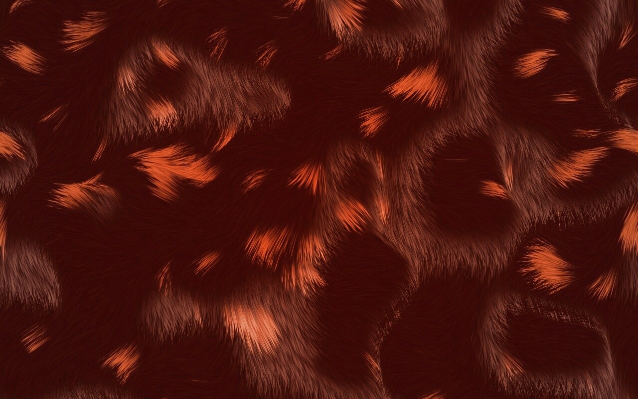 Льющийся волнами мех обои