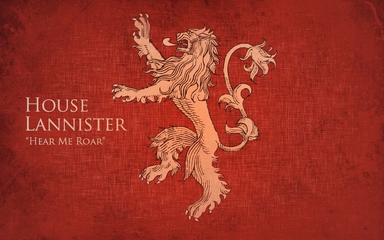 Герб дома Ланнистеров обои