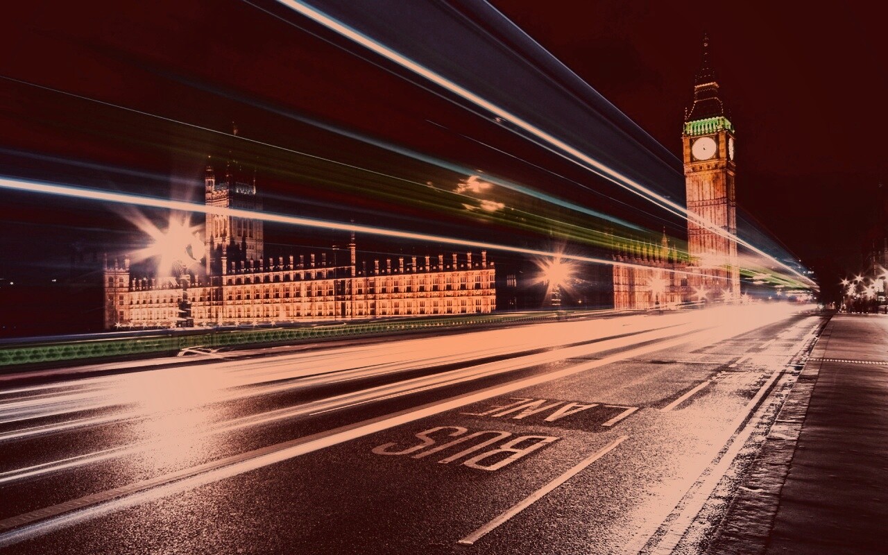 Ночной лондон обои