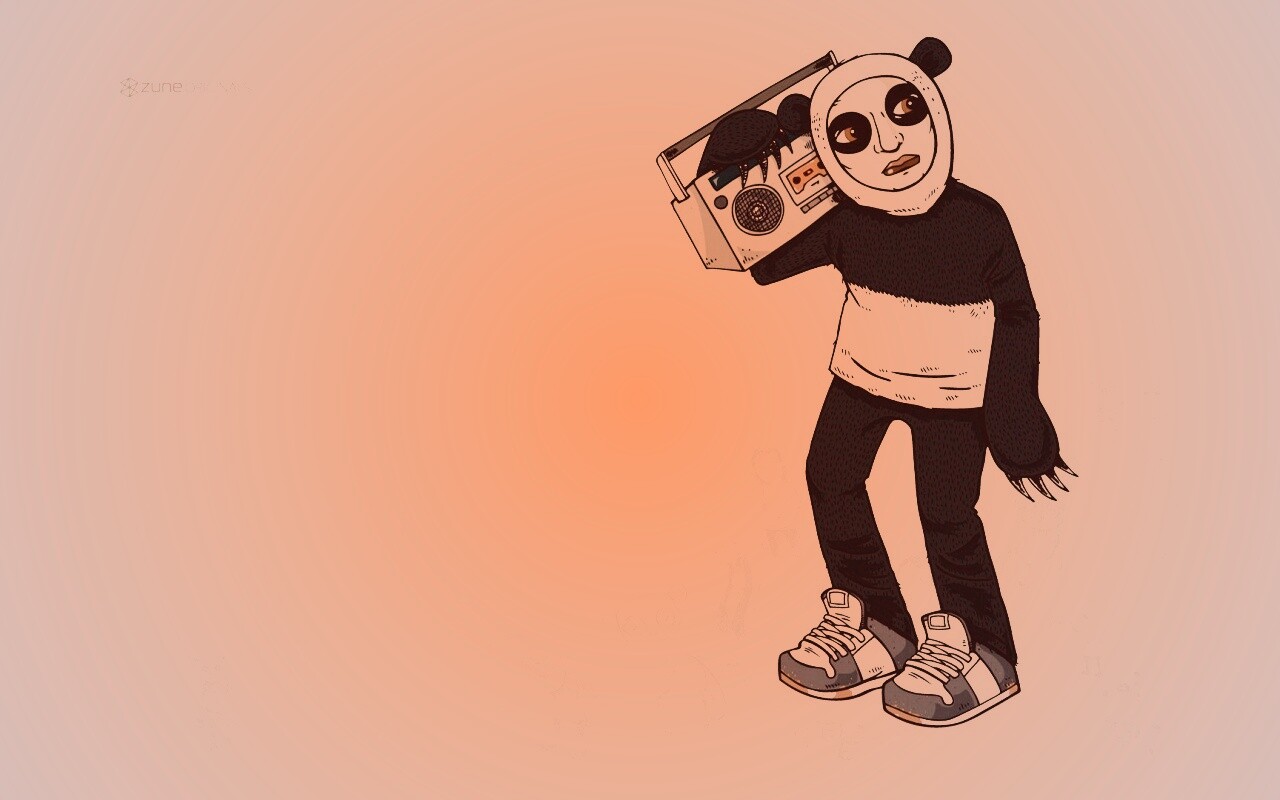 Панда - ньюэйдж обои