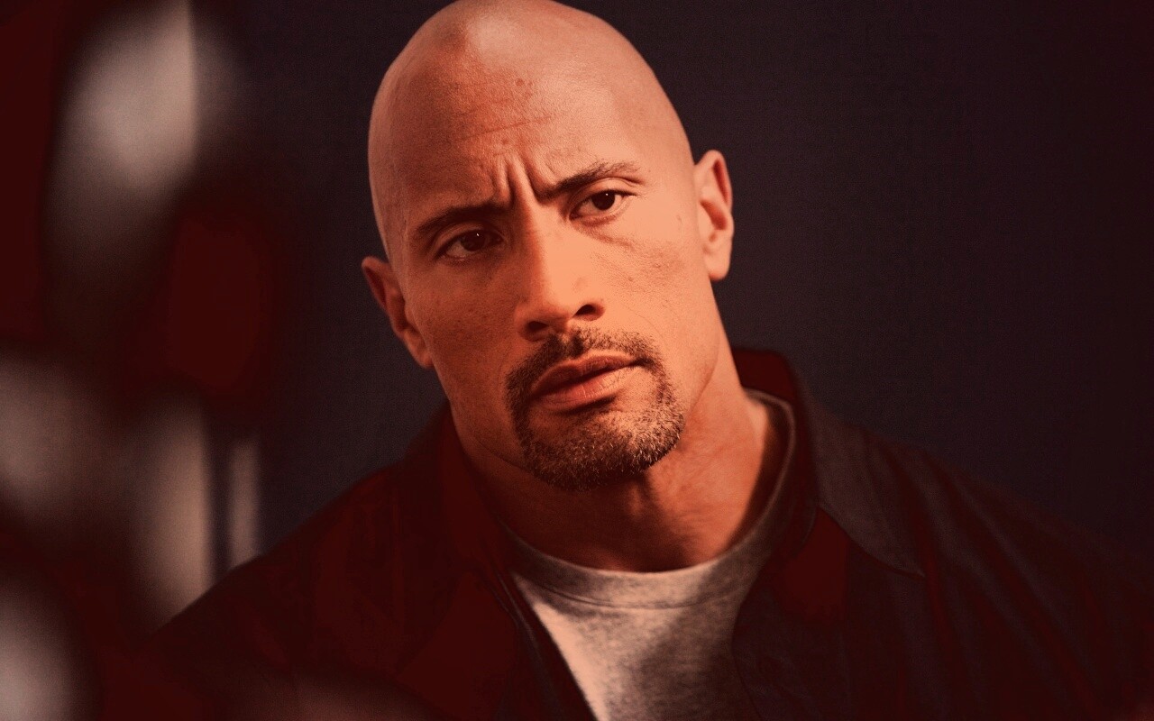 Dwayne johnson, Actor, Bald, Hair, Celebrity обои