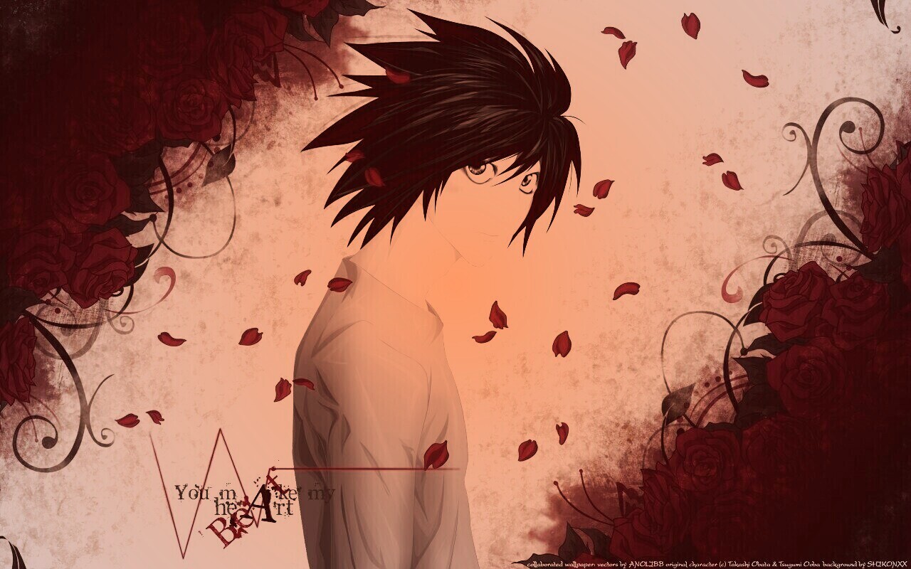 Тетрадь смерти, фанарт обои